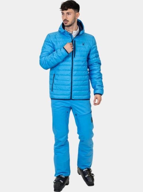 geaca matlasata de tranzitie pt. barbati Spyder Zenith Hooded Down Jacket albastru 5
