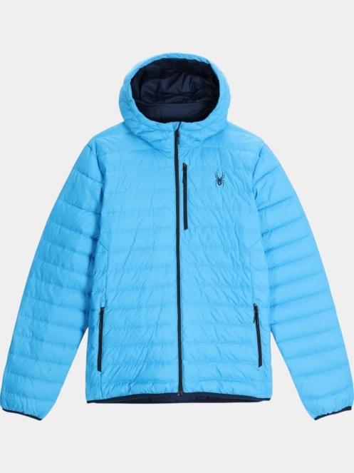 geaca matlasata de tranzitie pt. barbati Spyder Zenith Hooded Down Jacket albastru 8