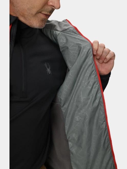 strat intermediar hibrid pt. barbati Spyder Glissade Hybrid Jacket negru 4