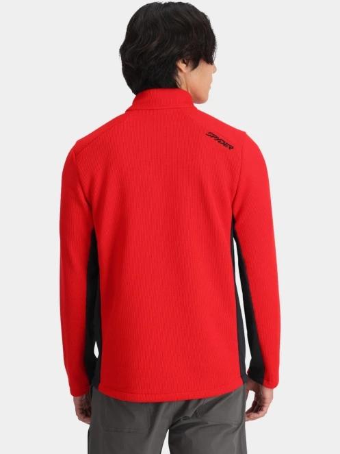 pulover polar pt. barbati Spyder Bandit Jacket rosu 3