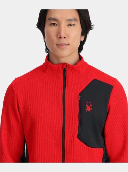 pulover polar pt. barbati Spyder Bandit Jacket rosu 4