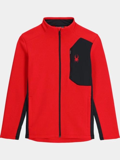 pulover polar pt. barbati Spyder Bandit Jacket rosu 5
