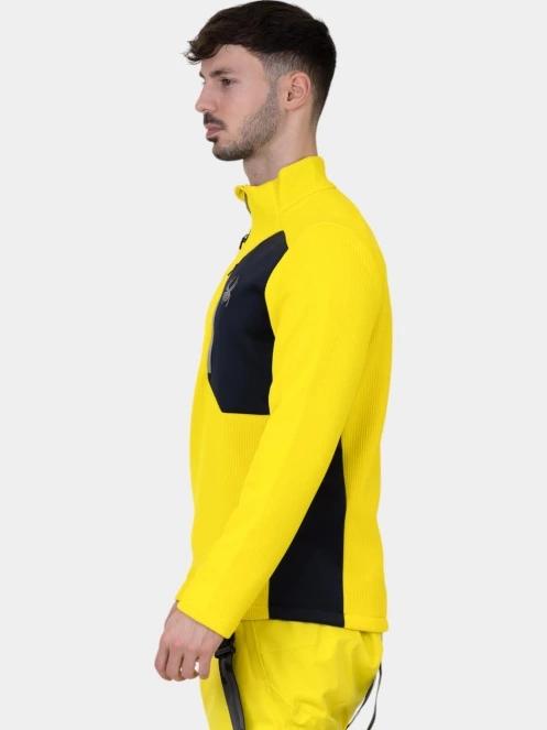 pulover polar pt. barbati Spyder Bandit 1/2 Zip galben 3