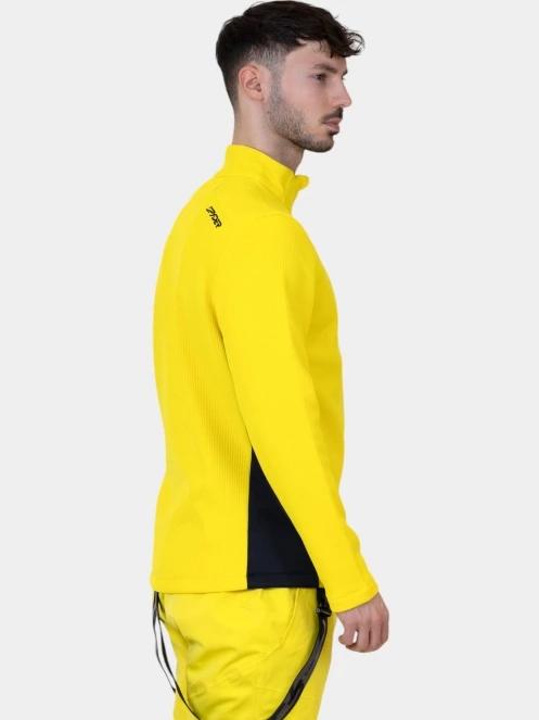pulover polar pt. barbati Spyder Bandit 1/2 Zip galben 5