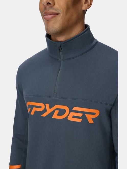 pulover polar pt. barbati Spyder Speed Fleece 1/2 Zip albastru 4
