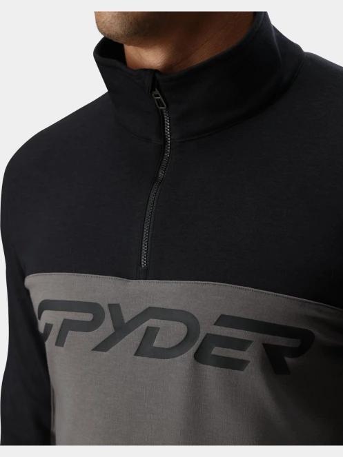 pulover polar pt. barbati Spyder Speed Fleece 1/2 Zip gri 4
