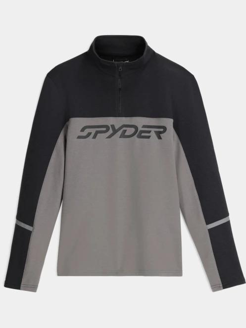 pulover polar pt. barbati Spyder Speed Fleece 1/2 Zip gri 5