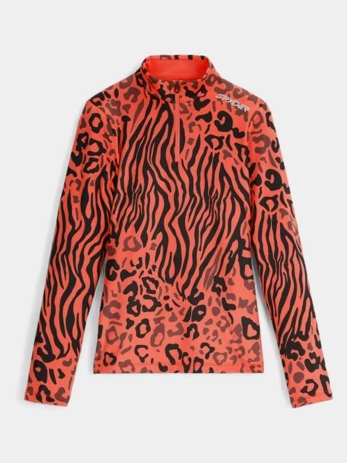 top lenjerie de corp pt. femei Spyder Vivid 1/2 Zip portocaliu 5