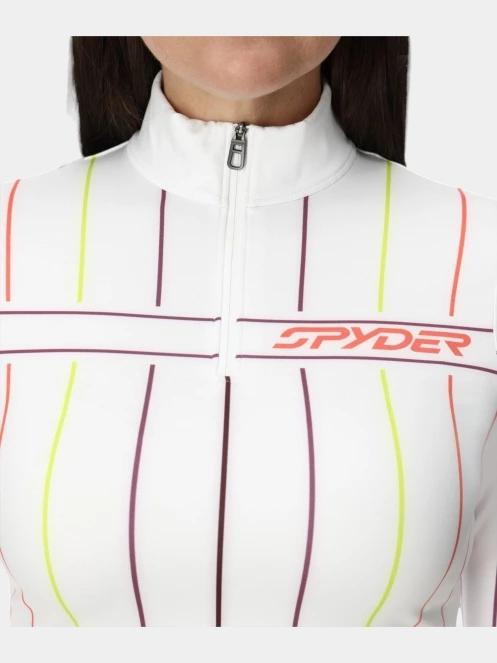 top lenjerie de corp pt. femei Spyder Vivid 1/2 Zip alb 4
