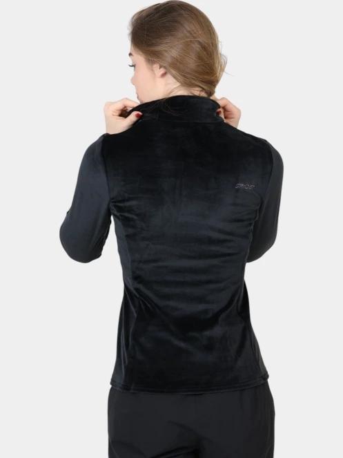 pulover polar pt. femei Spyder Shimmer Bug 1/2 Zip negru 4