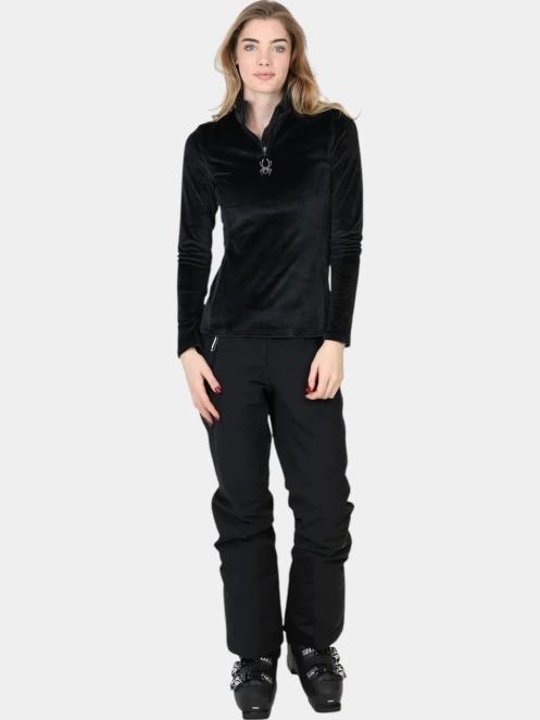 pulover polar pt. femei Spyder Shimmer Bug 1/2 Zip negru 5