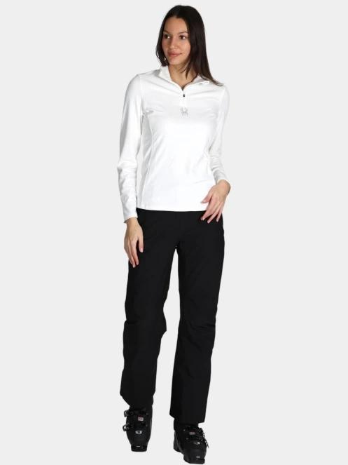 pulover polar pt. femei Spyder Shimmer Bug 1/2 Zip alb 5