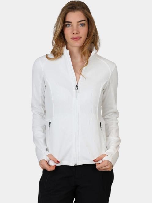 pulover polar pt. femei Spyder Bandita Jacket alb 2