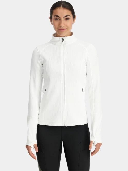 pulover polar pt. femei Spyder Bandita Jacket alb 2