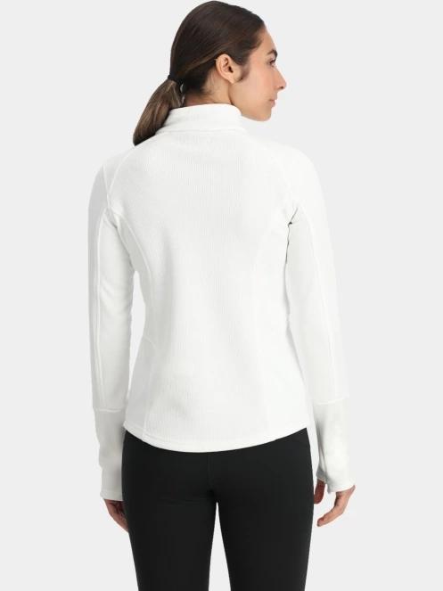 pulover polar pt. femei Spyder Bandita Jacket alb 3