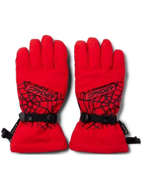 manusi de schi pt. barbati Spyder Overweb Gtx Gloves rosu 2