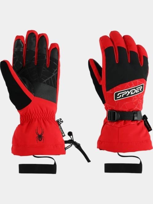 manusi de schi pt. barbati Spyder Overweb Gtx Gloves rosu 2