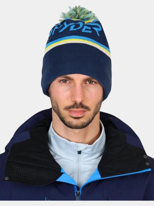 caciula cu mot Spyder Icebox Hat albastru inchis 2