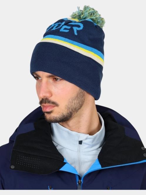 caciula cu mot Spyder Icebox Hat albastru inchis 3