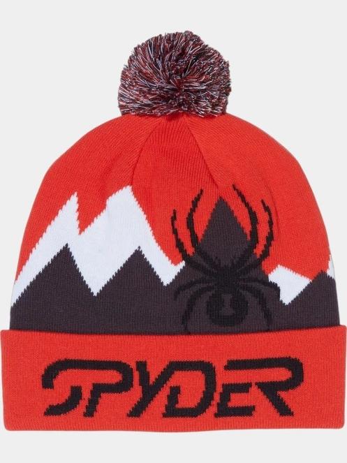 caciula cu mot Spyder Zone Hat rosu 4