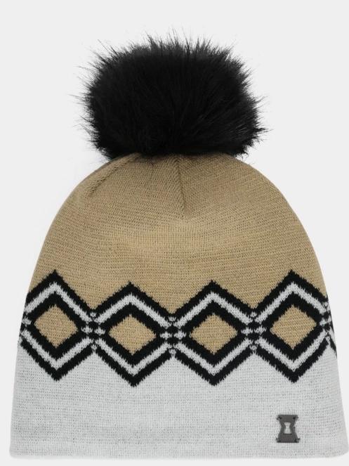 caciula cu mot Spyder Mountain Hat nisip 2