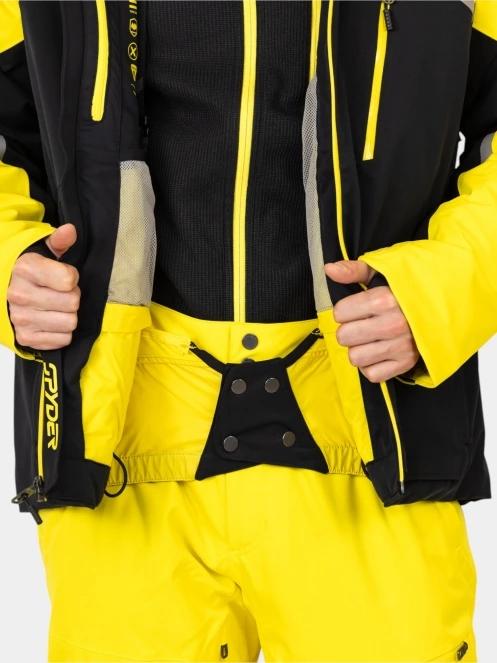 geaca de schi pt. barbati Spyder Leader Jacket galben 11