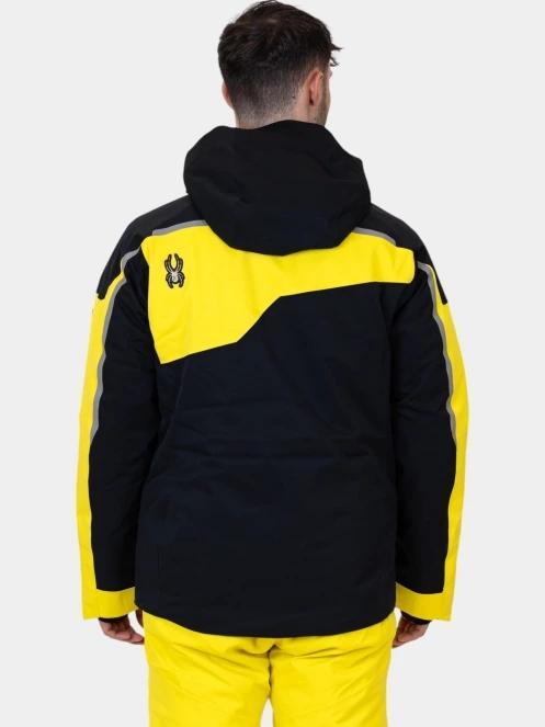 geaca de schi pt. barbati Spyder Leader Jacket galben 4