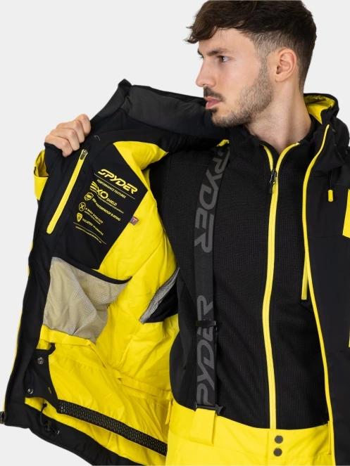 geaca de schi pt. barbati Spyder Leader Jacket galben 7