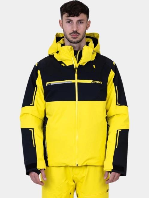 geaca de schi pt. barbati Spyder Titan Jacket galben 2