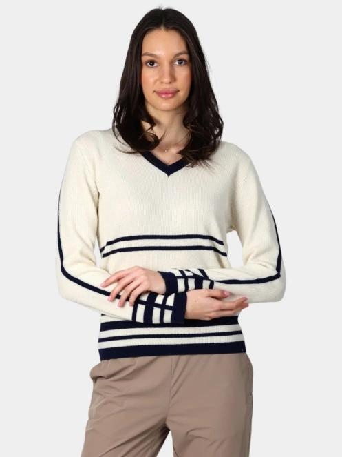 pulover tricotat pt. femei Luhta Luhta Huttula alb 2