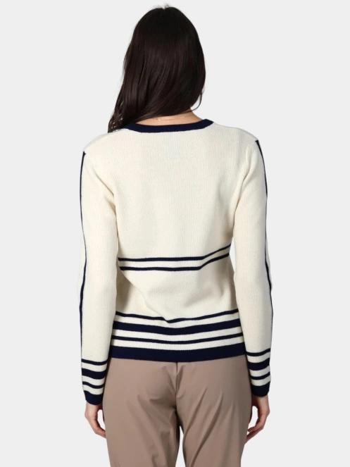 pulover tricotat pt. femei Luhta Luhta Huttula alb 4