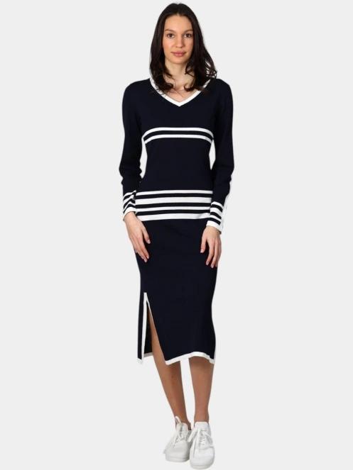 rochie midi pt. femei Luhta Luhta Huuttila albastru inchis 2