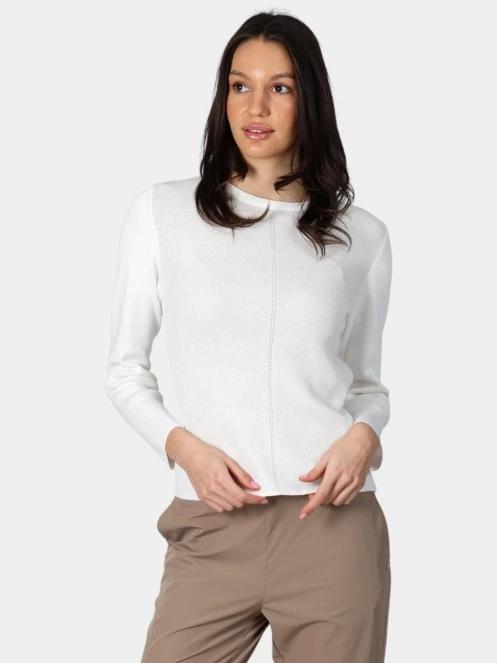 pulover tricotat pt. femei Luhta Luhta Huopioniemi alb 2