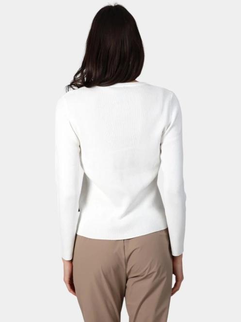 pulover tricotat pt. femei Luhta Luhta Huopioniemi alb 4