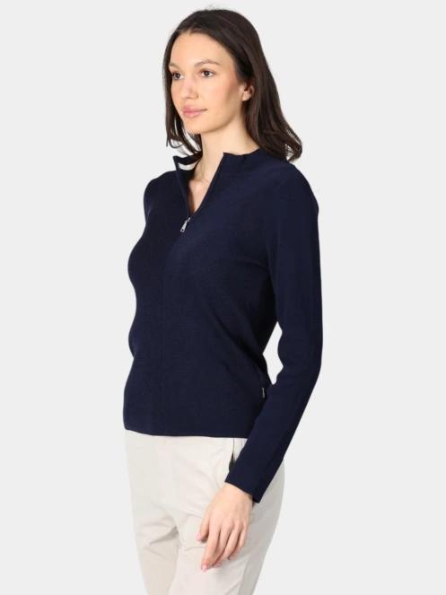 pulover tricotat pt. femei Luhta Luhta Huoponen albastru inchis 3