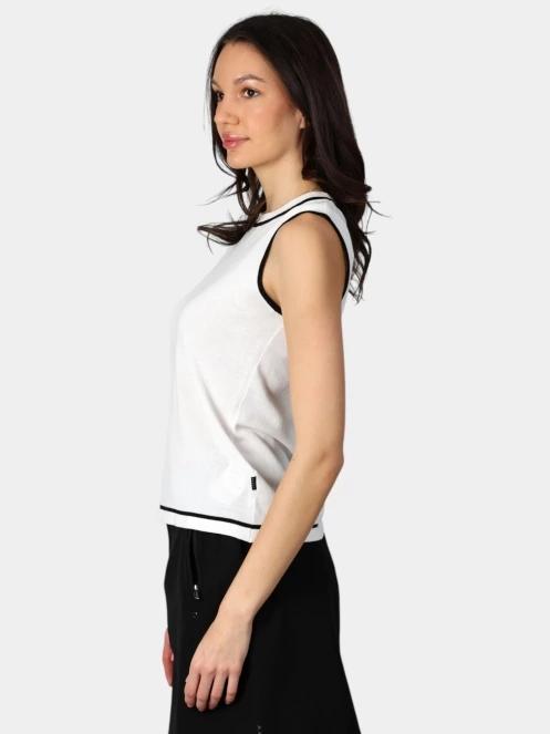 tricou fara maneci pt. femei Luhta Luhta Huhtasuo alb 3