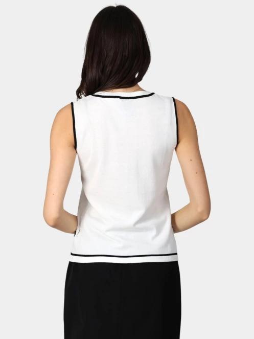 tricou fara maneci pt. femei Luhta Luhta Huhtasuo alb 4