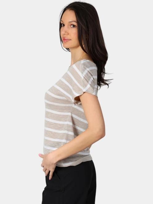tricou cu maneci scurte pt. femei Luhta Luhta Hagalund nisip 3