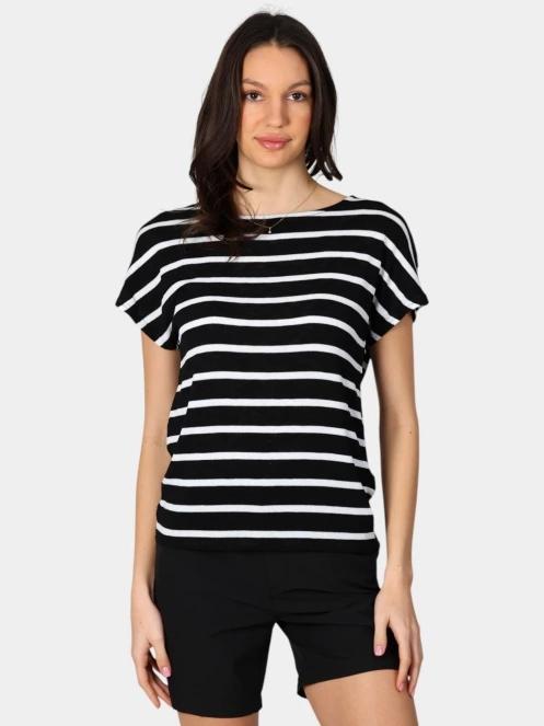 tricou cu maneci scurte pt. femei Luhta Luhta Hagalund negru 2