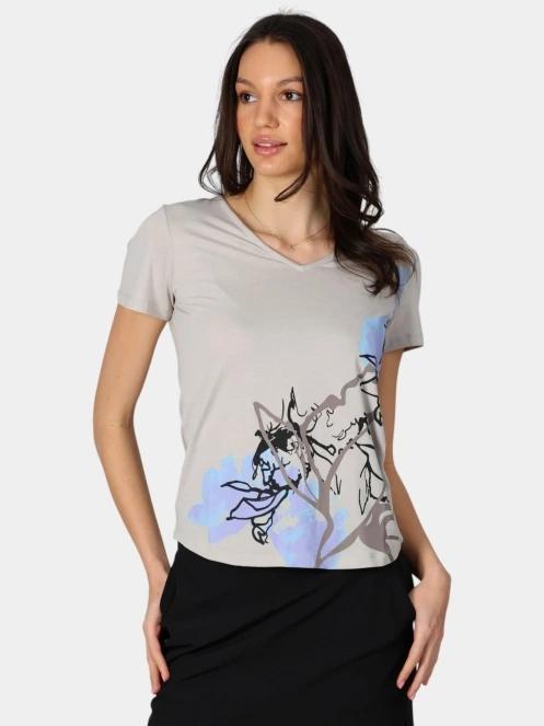 tricou cu maneci scurte pt. femei Luhta Luhta Ellis maro 2