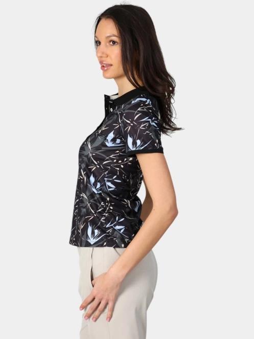 tricou cu guler pt. femei Luhta Luhta Alajoki negru 3