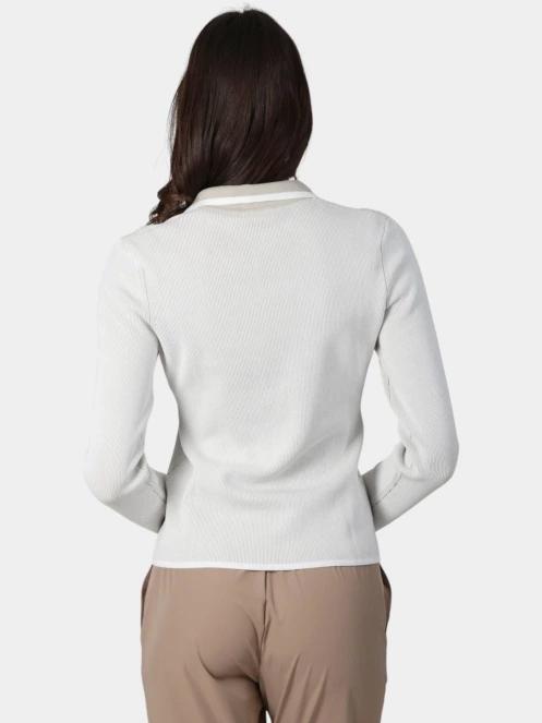 tricou cu maneci lungi si guler pt. femei Luhta Luhta Inkarila alb 4