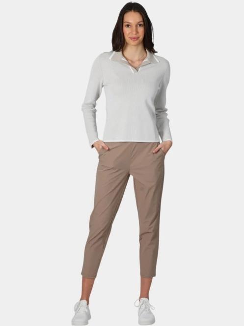 tricou cu maneci lungi si guler pt. femei Luhta Luhta Inkarila alb 5