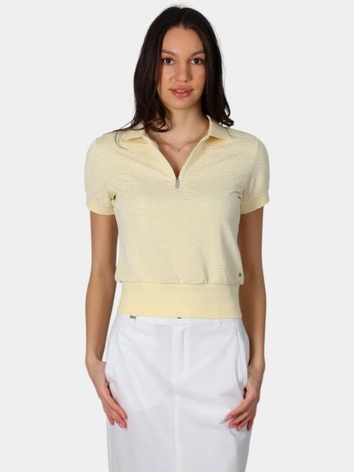 tricou cu guler pt. femei Luhta Luhta Ilmala galben 2