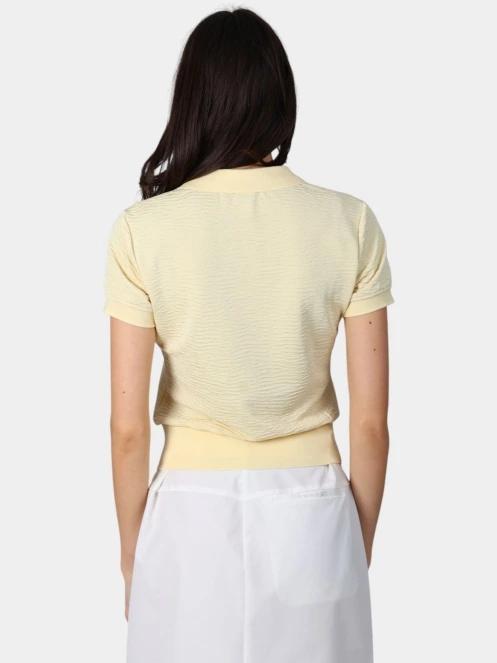 tricou cu guler pt. femei Luhta Luhta Ilmala galben 4