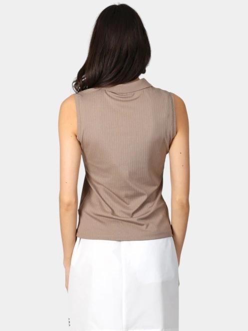 tricou fara maneci pt. femei Luhta Luhta Innopuro maro 4