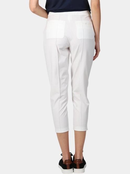 pantaloni capri pt. femei Luhta Luhta Iiranta alb 4