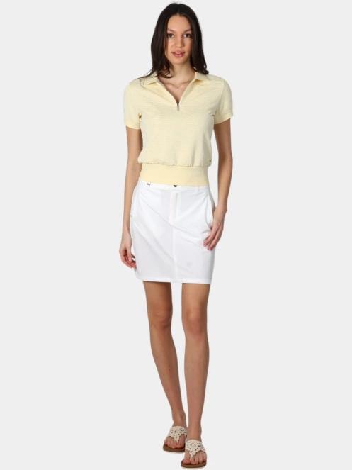 fusta mini pt. femei Luhta Luhta Hopiala alb 5