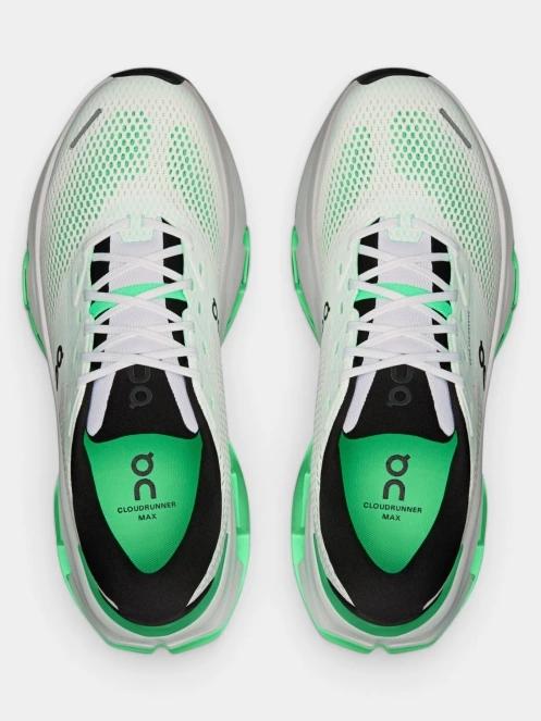 pantofi pentru alergat pe asfalt pt. barbati ON Cloudrunner 3 Max alb 6