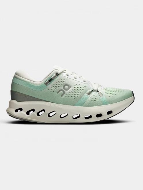 pantofi pentru alergat pe asfalt pt. femei ON Cloudsurfer 2 verde deschis 2
